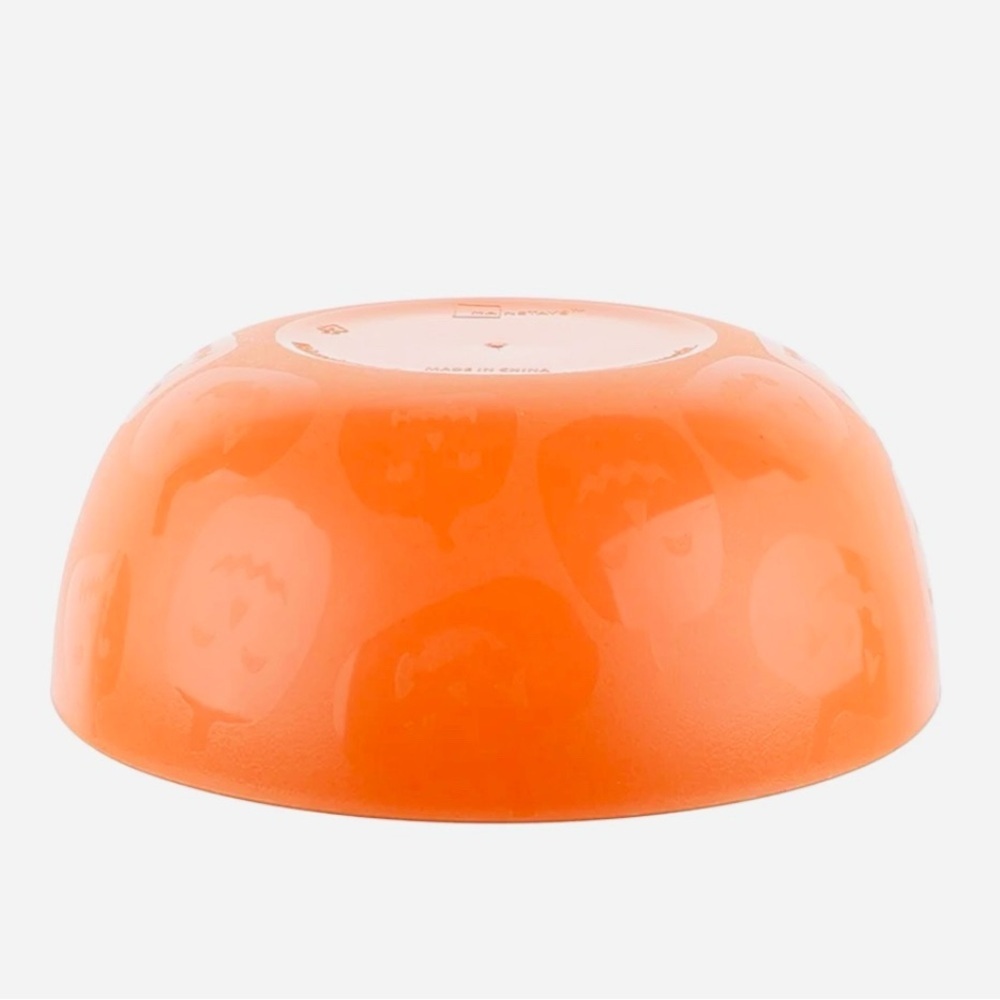 💐🎃Jack-O-Lantern Etched 3 Piece Dinnerware Set- 1x Dinner Plate Bowl Cup🎃🎃 - Picture 10 of 16